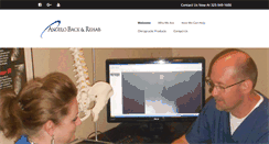 Desktop Screenshot of angelobackandrehab.com